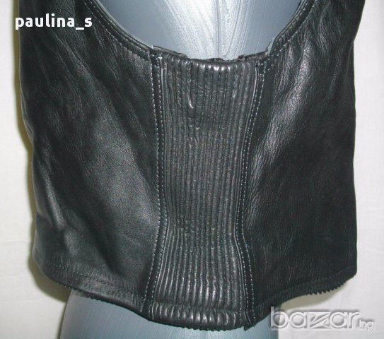 Motorbyke vest eлек kорсет от естествена кожа" Akito"leathers / рокерски елек от естествена кожа , снимка 8 - Други - 14721727