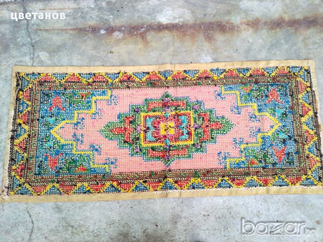 Ръчно тъкано килимче, снимка 4 - Антикварни и старинни предмети - 16408701