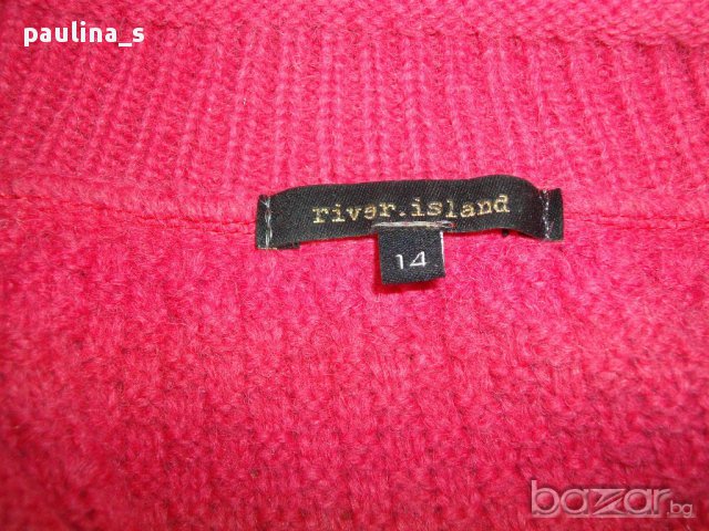 Вълнен пуловер"River island"supreeme / 2XL-4XL, снимка 10 - Блузи с дълъг ръкав и пуловери - 17544870