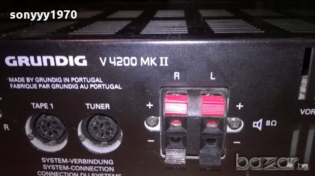 Grundig v4200 mk II stereo amplifier-внос швеицария, снимка 6 - Ресийвъри, усилватели, смесителни пултове - 14960249