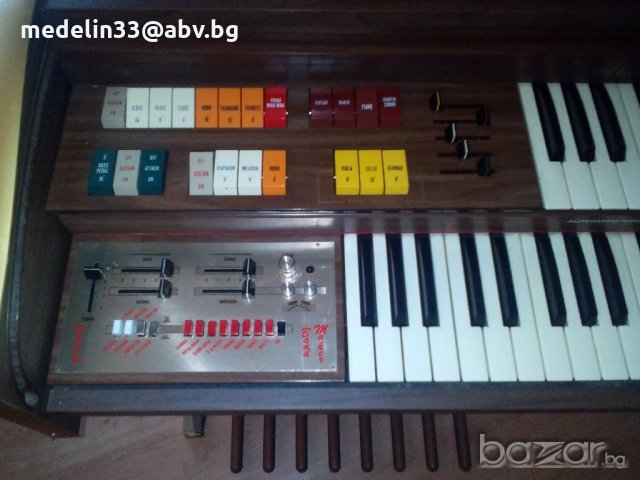 WELSON GRAN FIESTA Италиански аналогов орган 1975 G./клавир,йоника,синтезатор/, перфектен., снимка 9 - Синтезатори - 19012784