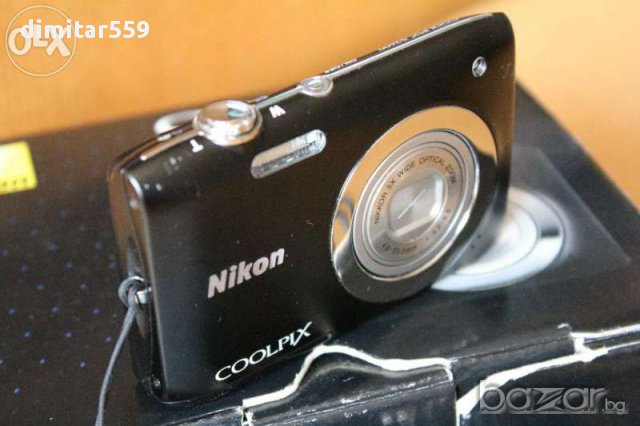 HD Nikon Colpix S2600 14MP фотоапарат като нов, снимка 3 - Фотоапарати - 11088224