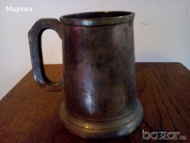 Стара посребрена - Халба - 430мл. - 1 бр ! (121233)