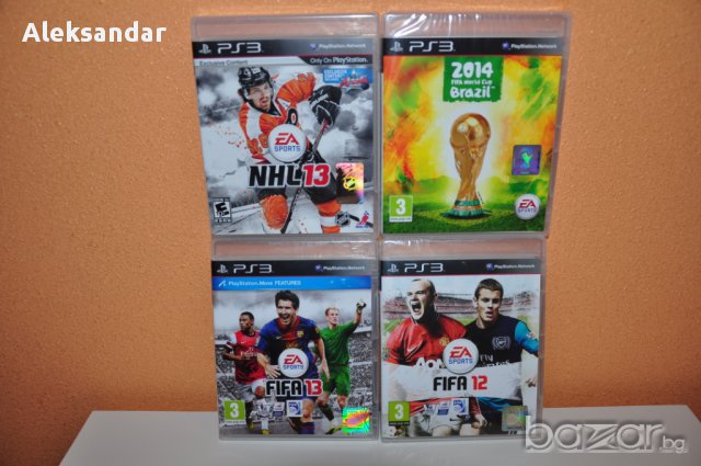 Нови игри.fifa 14world Cup Brazil,хокей Nhl 12,13,fifa 12,13,nba 12,ssx, ps3, снимка 1 - Игри за PlayStation - 8210999