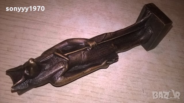 антика-фараон-метална масивна-14х4х3см