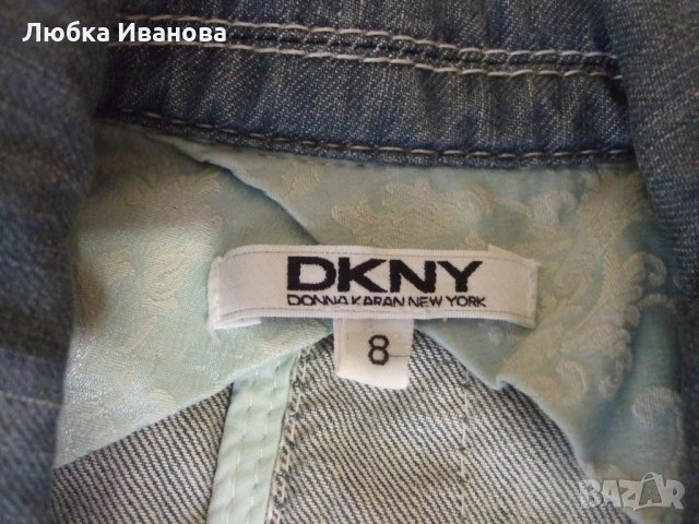 Детско дънково сако- Donna Karan, снимка 3 - Детски панталони и дънки - 23160154