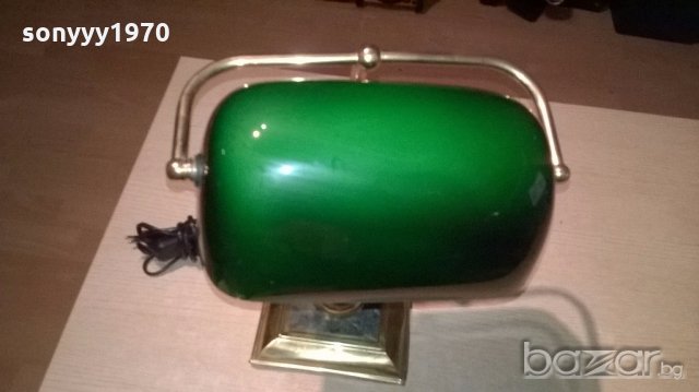 АНТИКА-ретро колекция-мед/месинг/мрамор-40х27х25см-внос франция, снимка 7 - Антикварни и старинни предмети - 20004910