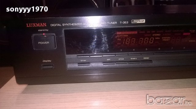 Luxman t-353-stereo tuner-made in japan-внос швеицария, снимка 6 - Ресийвъри, усилватели, смесителни пултове - 15103430