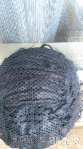 Нова черна Афро с тъмно кестеняви кичури перука 50 см  - мод.81, снимка 7 - Аксесоари за коса - 21361417