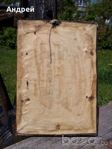 Старинна картина,бродерия, снимка 2 - Антикварни и старинни предмети - 18184342