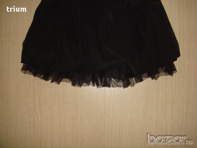 Разкошна черна пола с волан от тюл, Зара / Zara, 2-3г., снимка 4 - Детски рокли и поли - 15285351