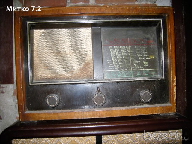 Старо радио - 1, снимка 3 - Антикварни и старинни предмети - 18191237