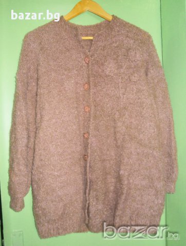 Дамска плетена вълнена жилетка, снимка 2 - Жилетки - 9000636