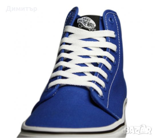Vans 106 Hi RQM0FG Classic Blue High Top Shoes (Unisex) Нови!!, снимка 6 - Кецове - 22791137