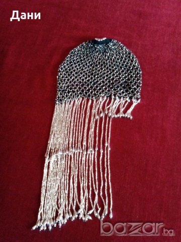 Шапки - украшения за коса с пайети и маниста