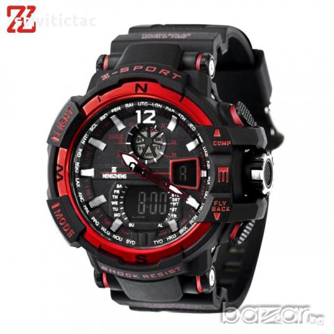 часовник --=червен, снимка 5 - Мъжки - 15373579