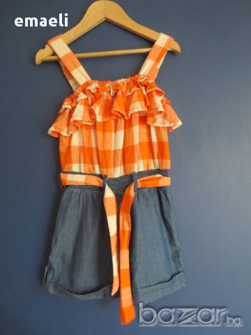 Летен гащеризон на Next за 4 год, снимка 4 - Детски панталони и дънки - 10884137