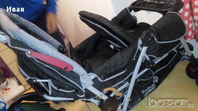 Продавам - двойна детска количка. , снимка 3 - Детски колички - 16211649