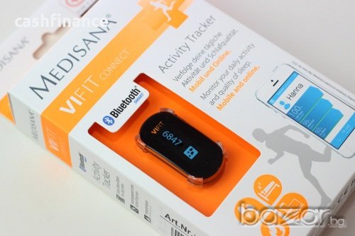 УСТРОЙСТВО ЗА СЛЕДЕНЕ НА АКТИВНОСТ МЕДИСАНА CONNECT ACTIVITY TRACKER VIFIT, снимка 2 - Смарт гривни - 13220934