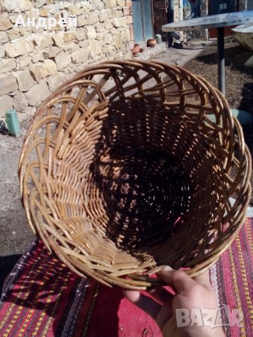 Старинна кошница,кош панер #9, снимка 4 - Антикварни и старинни предмети - 24422928