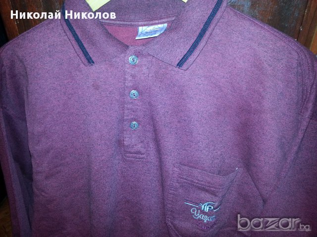 Пуловер мъжки - тъмночервен, снимка 1 - Пуловери - 12017078