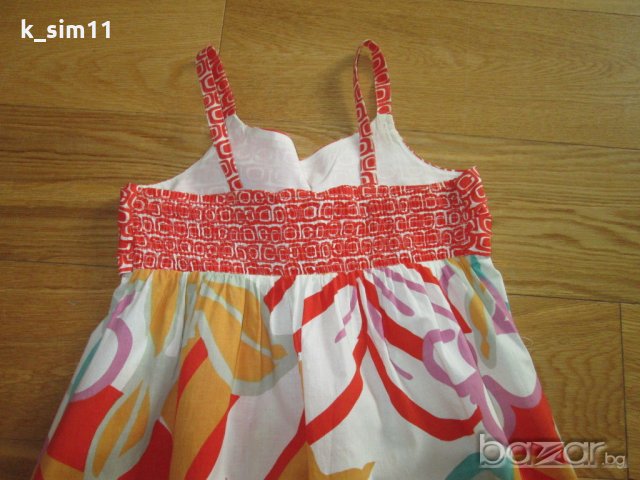 NEXT нова с етикет дълга цветна рокля за 3 г, снимка 3 - Детски рокли и поли - 18655394