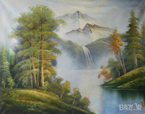 -20%Продавам картини с размери 90 х 120 см. рисувани с маслени бои върху платно ,бартер за лапто, снимка 13 - Картини - 20692080