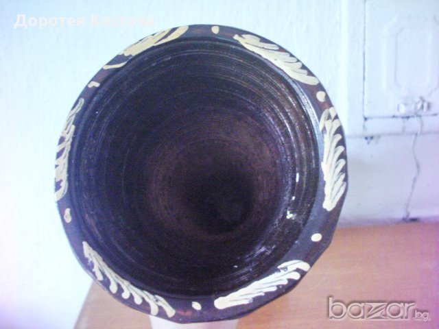 Стара ваза дърворезба 3, снимка 7 - Антикварни и старинни предмети - 10410547