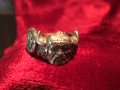 Масивен сребърен пръстен на германската SS дивизия Wiking, снимка 6
