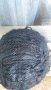 Нова черна Афро с тъмно кестеняви кичури перука 50 см  - мод.81, снимка 7