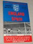 Англия - Испания оригинална футболна програма от 1967 г. 