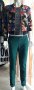 Зелен спортен панталон, снимка 1 - Спортни екипи - 24673332