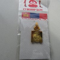  Значка - флаг на Монголия с магнитно закопчаване, снимка 1 - Други ценни предмети - 24389122