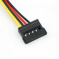 Нов 4 Pin IDE Molex за 2 от 15 Pin Serial ATA SATA HDD захранващ кабел букса букси за компютър , снимка 3 - Кабели и адаптери - 17339098