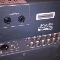 scm7600 stereo club mixer biamp-внос швеицария, снимка 9 - Ресийвъри, усилватели, смесителни пултове - 24033949
