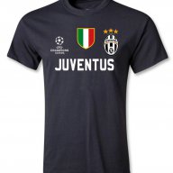 Черна фен тениска на Ювентус с Ваше име и номер! Juventus!, снимка 1 - Спортни дрехи, екипи - 11521902