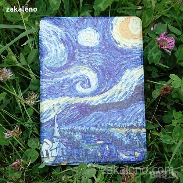 Кожен калъф за Amazon Kindle Paperwhite 4 2018 – Звездна нощ, снимка 1