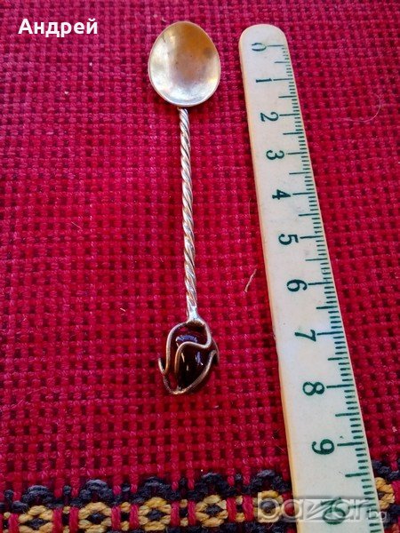 Старинна лъжичка,лъжица, снимка 1