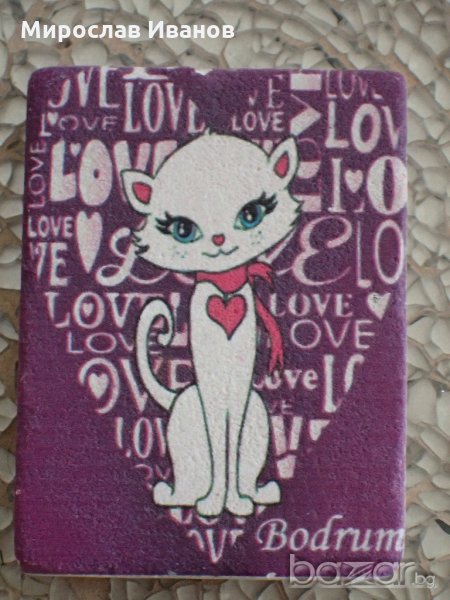 каменен магнит Котенце от Бодрум, снимка 1