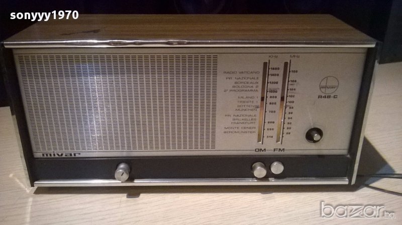 Mivar r-48c receiver-made in italy-внос швеицария, снимка 1