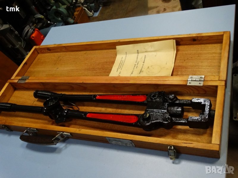 Ръчна преса за кабели , карбовка, снимка 1