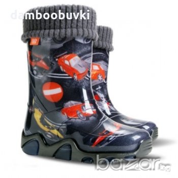 Детски гумени ботуши DEMAR сиво рали 20/21, снимка 1