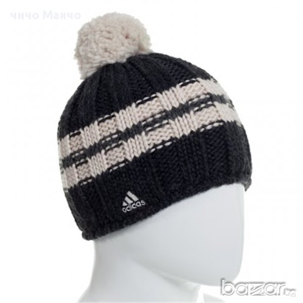 НОВА! ADIDAS вълнена шапка с помпон, снимка 1