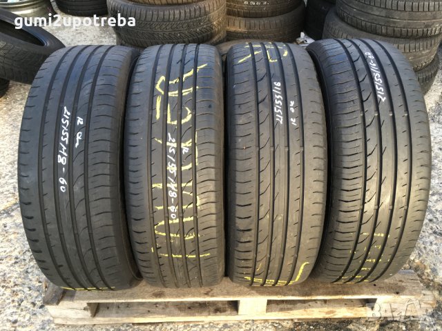  215/55/18 Континентал ПремиумКонтакт 2012г 5мм и 5,5мм! Проверени! 