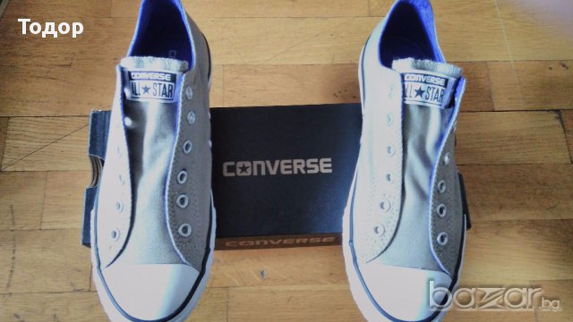 converse chuck taylor all star slip shoes - old silver