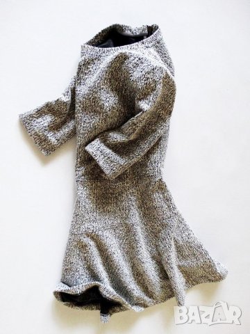 CALVIN KLEIN Sweat A Line Dress 3/4 Sleeve Дамска Рокля Размер M