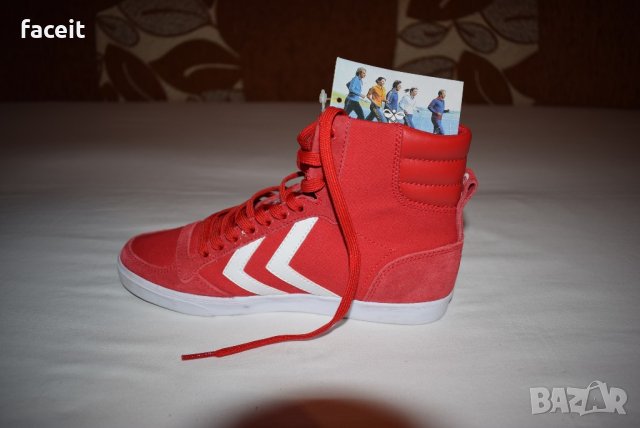 Hummel - Страхотни 100% оригинални кецове / Slimmer Stadil High Canvas, снимка 7 - Други - 21677057