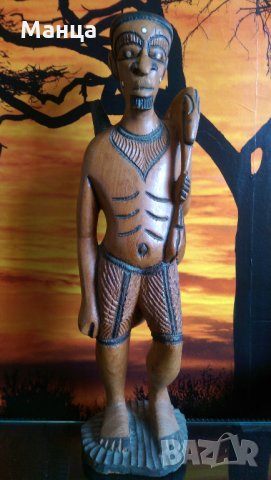 Африканска статуя от Нигерия, снимка 2 - Антикварни и старинни предмети - 22681734