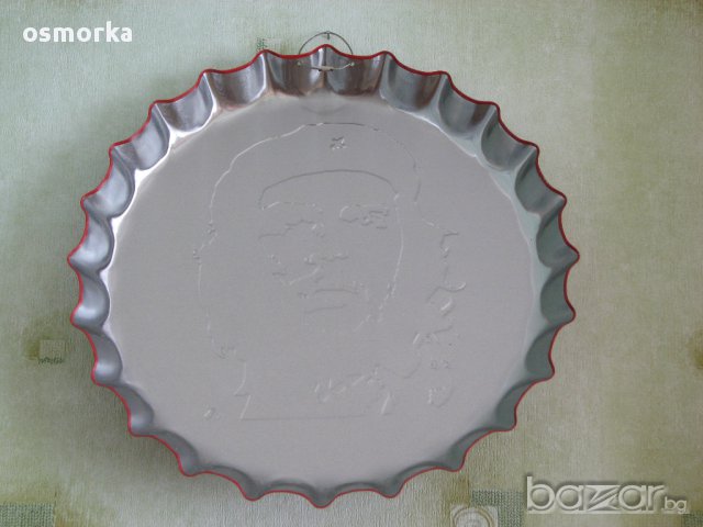 Че Гевара Голяма табела във формата на капачка за бутилка бира кока кола швепс картина стена декор, снимка 5 - Други ценни предмети - 13273598