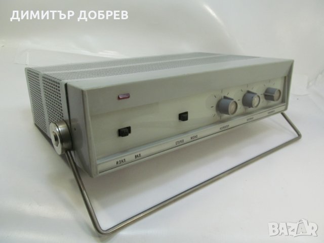 СТАР РЕТРО СОЦ НРБ ТРАНЗИСТОРЕН СТЕРЕО УСИЛВАТЕЛ ЕЛЕКТРОАКУСТИКА МИХАЙЛОВГРАД